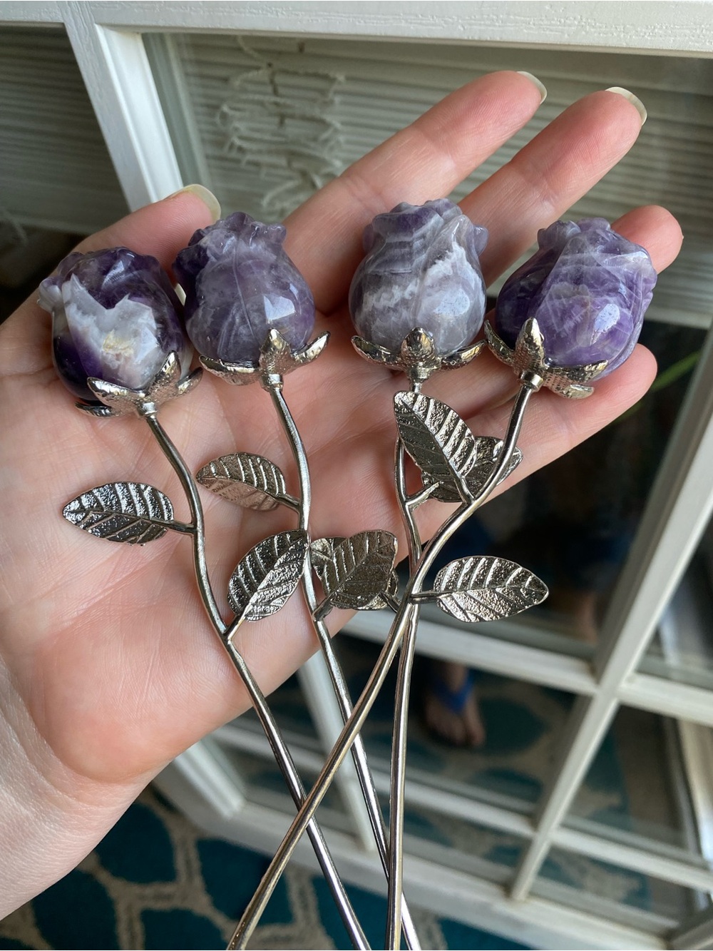 💜🌹 AMETHYST ROSE OF LOVE & PEACE 🌹💜 - Picture 2 of 6